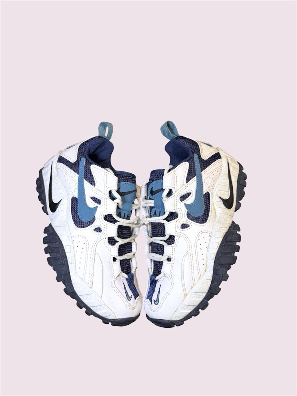 Vintage 1996 Nike ACG Air Terra Albis II 174073-141 White Midnight Navy - W 7.5